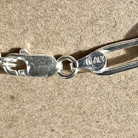 SUNDANCE $128 NEW 7-8" Adj. Sterling Silver Italy 925 Paperclip Link Bracelet - Picture 5 of 9